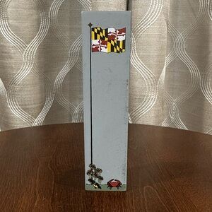 The Maryland Flag Decorative Block